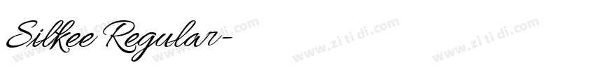 Silkee Regular字体转换 Silkee Regular字体转换